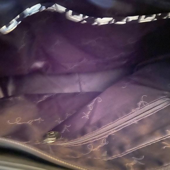 VERA BRADLEY TRIMMED QUILTED HOUNDSTOOTH Large bag - Picture 7 of 11